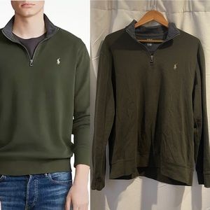 Polo Ralph Lauren | Double-Knit Luxury Jersey Half-Zip Pullover Cotton-Viscoe